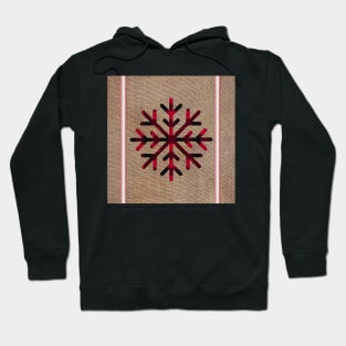 Farmhouse Rustic Design Plaid Snowflake Christmas Season of Winter Hoodie